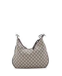 Pre-Owned Gucci Medium Attache Shoulder Bag Gg Coated Canvas