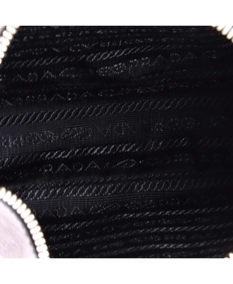 Pre-Owned Prada Small Re-Edition Zip Messenger Bag Saffiano Leather