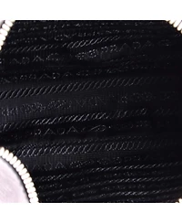 Pre-Owned Prada Small Re-Edition Zip Messenger Bag Saffiano Leather