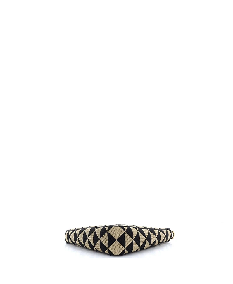 Pre-Owned Prada Mini Symbole Triangle Bag Jacquard