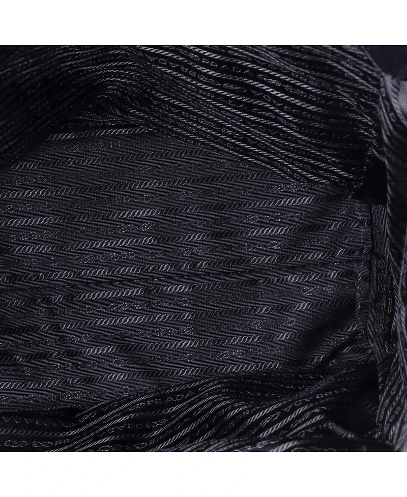 Pre-Owned Prada Tall Triple Front Pocket Tote Leather