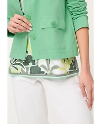 Olsen Women's Mixed Media Jacket