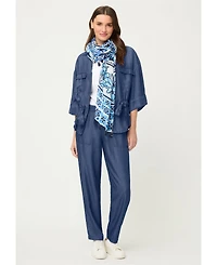 Olsen Women's Soft Denim-Look Jacket