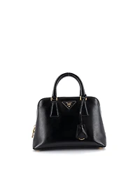 Pre-Owned Prada Small Promenade Bag Vernice Saffiano Leather