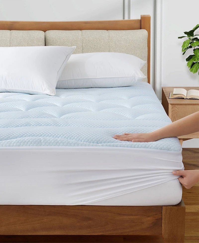 Unikome Waterproof Sleep Cooling Mattress Pad with Deep Pocket