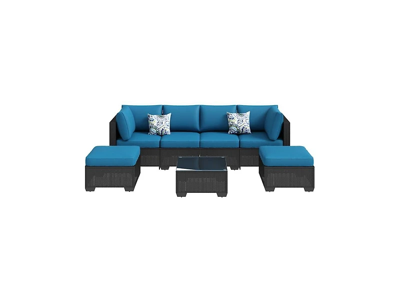 Aecojoy 7 Piece Outdoor Patio Furniture Set