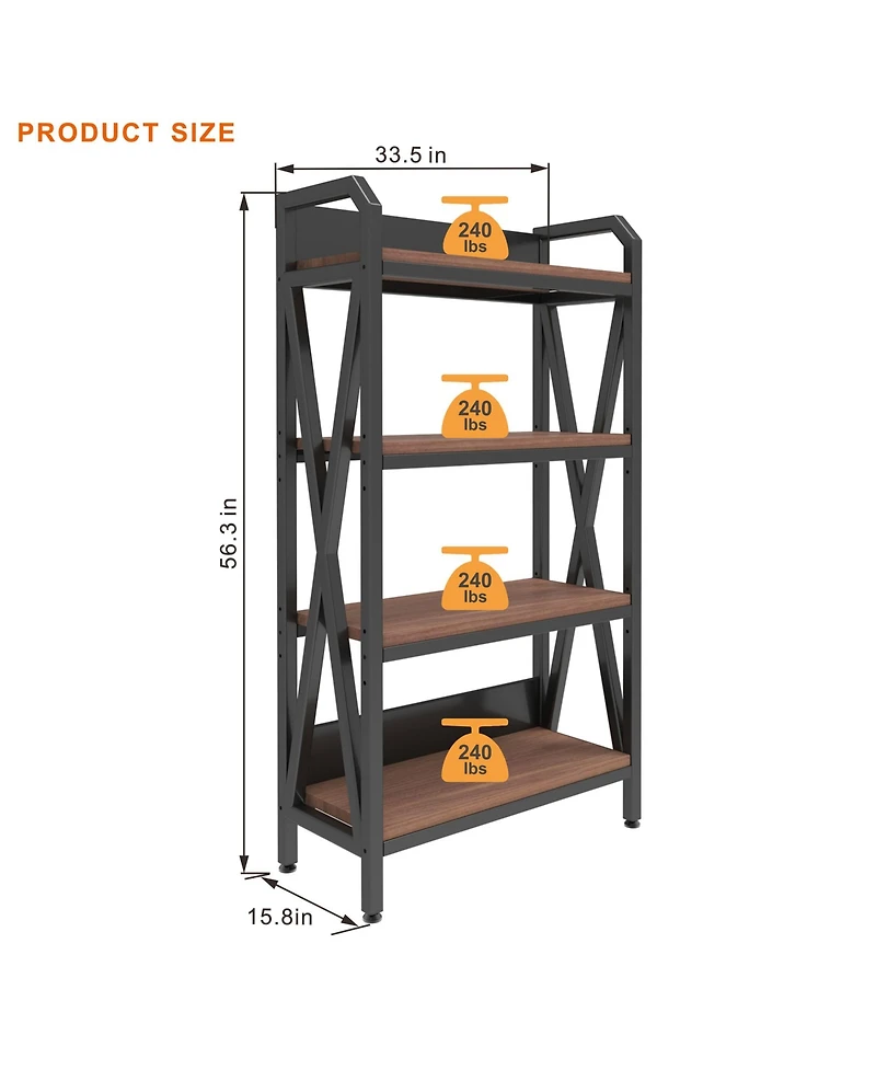 Rainsken 4-Level Storage Shelves