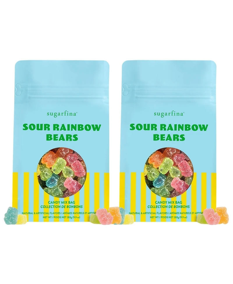 Sugarfina Sweet Escape Sour Rainbow Bears Candy Mix Bag, 2-Pc.