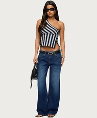 Edikted Women's Rivka Low Rise Baggy Jeans