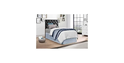 Flynama Twin Upholstered Headboard with Faux Jewel Tufting Adjustable Height