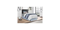 Flynama Twin Upholstered Headboard with Faux Jewel Tufting Adjustable Height