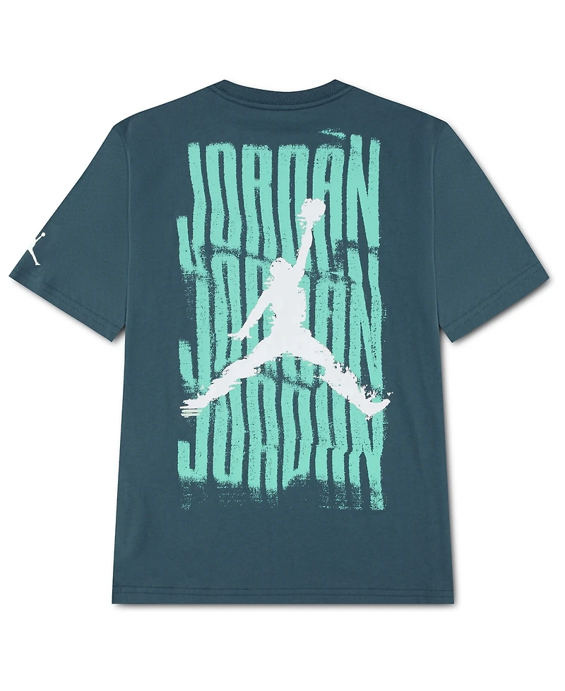 Jordan Boys' 8-20 Distressed Short-Sleeve T-Shirt