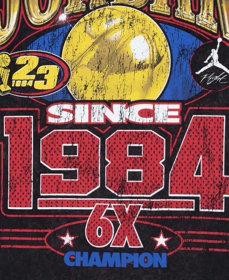 Jordan Boys' 8-20 Gold 6X Since 1984 Graphic Short-Sleeve T-Shirt