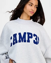 The Happy Camp3r Women's Reversible Mock Neck Sweatshirt