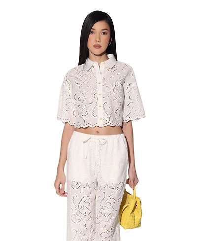 Walter Baker Women's Cindy Eyelet Top