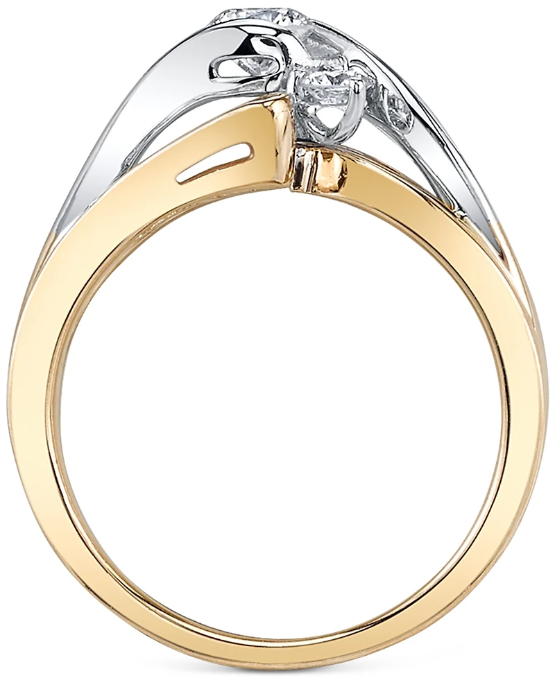 Sirena Diamond Engagement Ring (5/8 ct. t.w.) in 14k Gold and White Gold