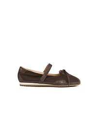 JSlides Women's Pavia Nylon and Suede Mary Jane Sneaker