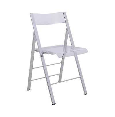 Menno Modern Acrylic Folding Chair