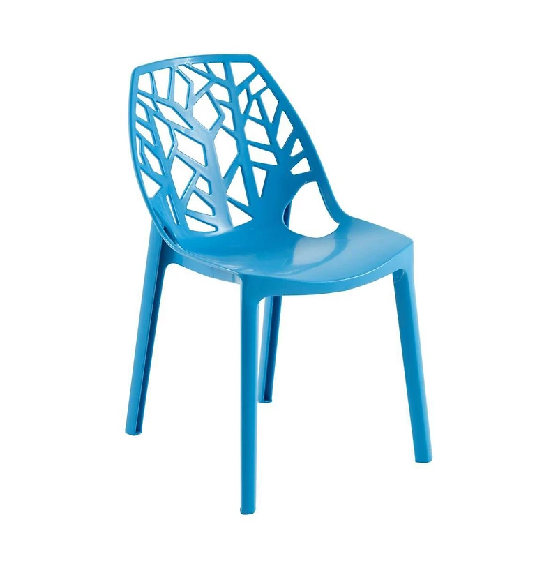 LeisureMod Modern Cornelia Dining Chair, Set of 2