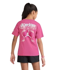 Jordan Girls' 7-16 Bow Short-Sleeve T-Shirt