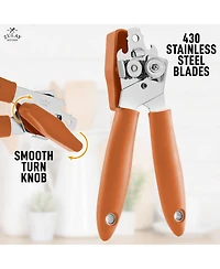 Heavy Duty 2 1 Can Opener Wide Grip Smooth Edge Cut