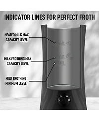 Zulay Kitchen Powerful 4-in-1 Electric Milk Frother and Steamer