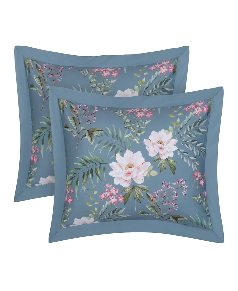 Piper & Wright Savannah 3-Pc. Cotton Floral Comforter Set, King/California King