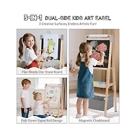 Kinder King 3 1 Kids Art Easel Set