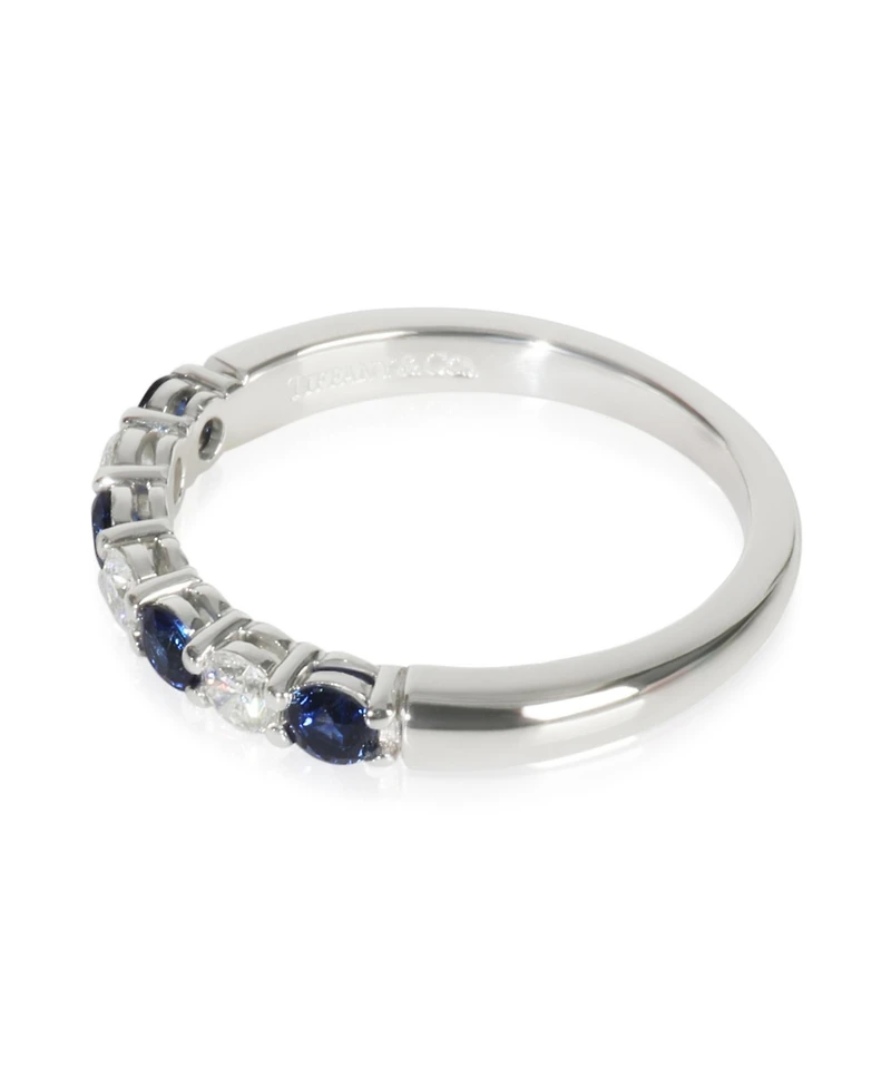 Pre-Owned Tiffany & Co Platinum Diamond Tiffany Together Band