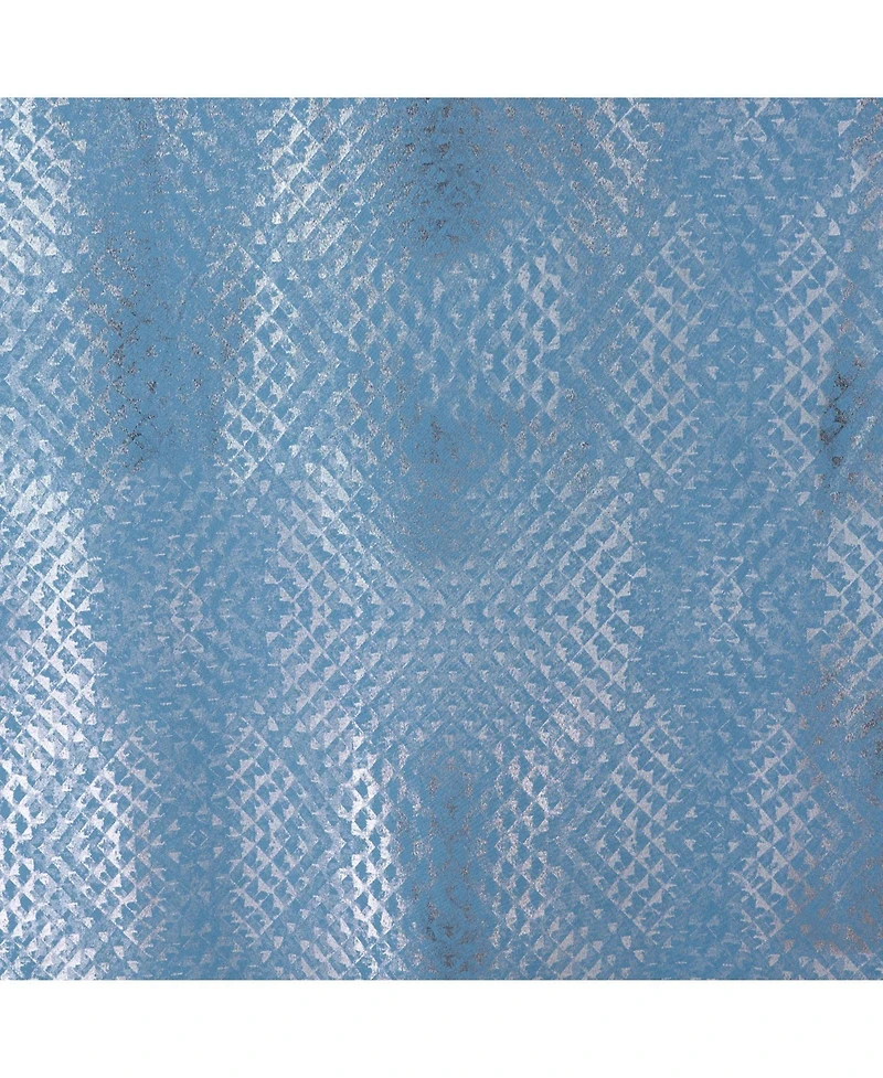 Rt Designers Collection Hailey Halo Foil Blackout Polyester Grommet 2 Pack Window Curtain Panel Set 36" x 84"