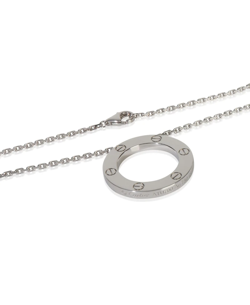 Pre-Owned Cartier White Gold Love Necklace
