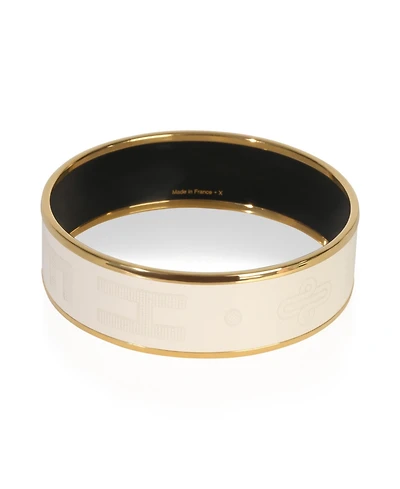 Pre-Owned Hermes Gold-Plated Enamel Sellier Bracelet