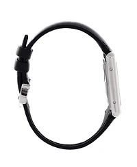 Pre-Owned Cartier Must de Cartier Tank Quartz Watch in Stainless Steel and Leather 25mm