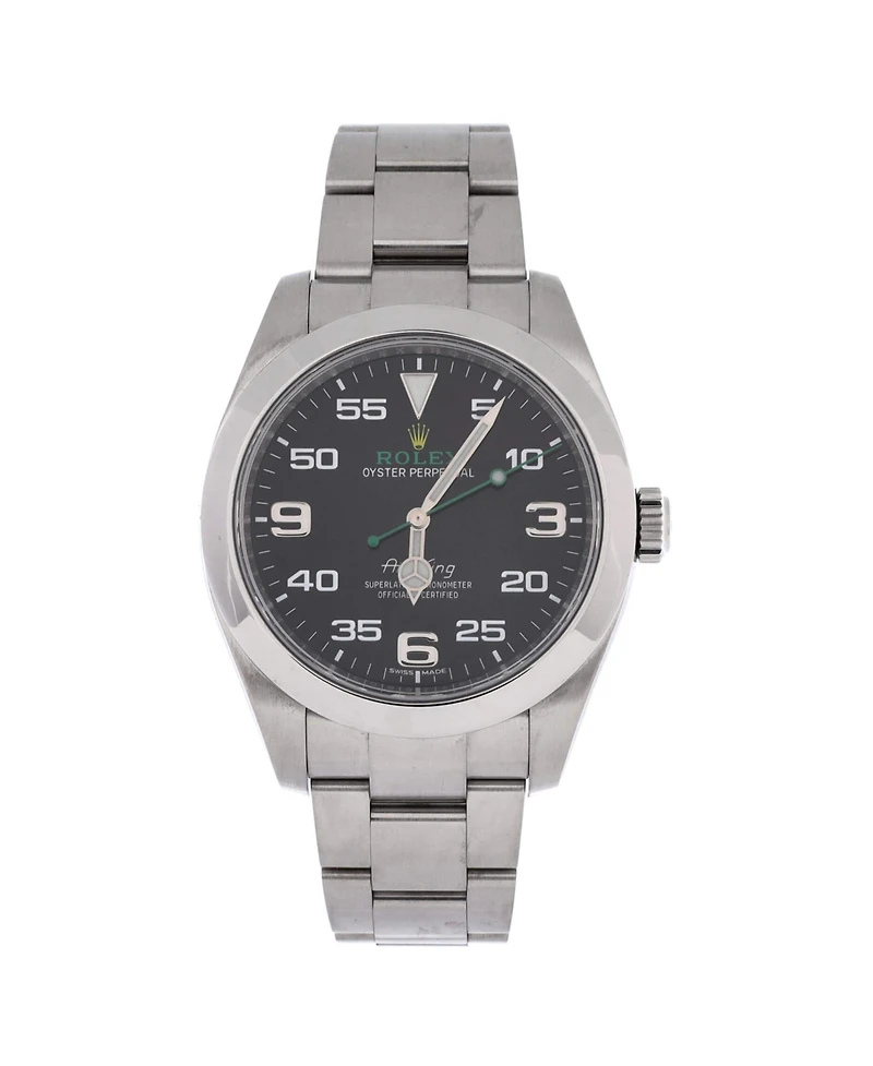 Pre-Owned Rolex Oyster Perpetual Air King Chronometer Automatic Watch in Stainless Steel 40mm