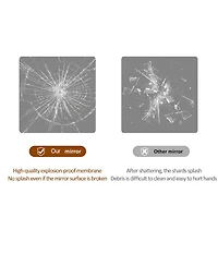 Busdays 56X15inch Wall-mounted round-angle dressing mirror high-quality 5mm silver mirror explosion-proof glass