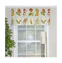 Rlf Home Realistic Study Tailored 3" Rod Pocket Valance 50" x 18"