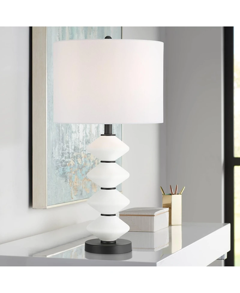 360 Lighting Lucy 26 1/2" High Glass Table Lamp with Dimmer