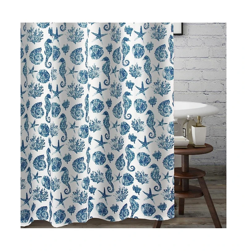 Greenland Home Fashions Pebble Beach Bath Shower Curtain