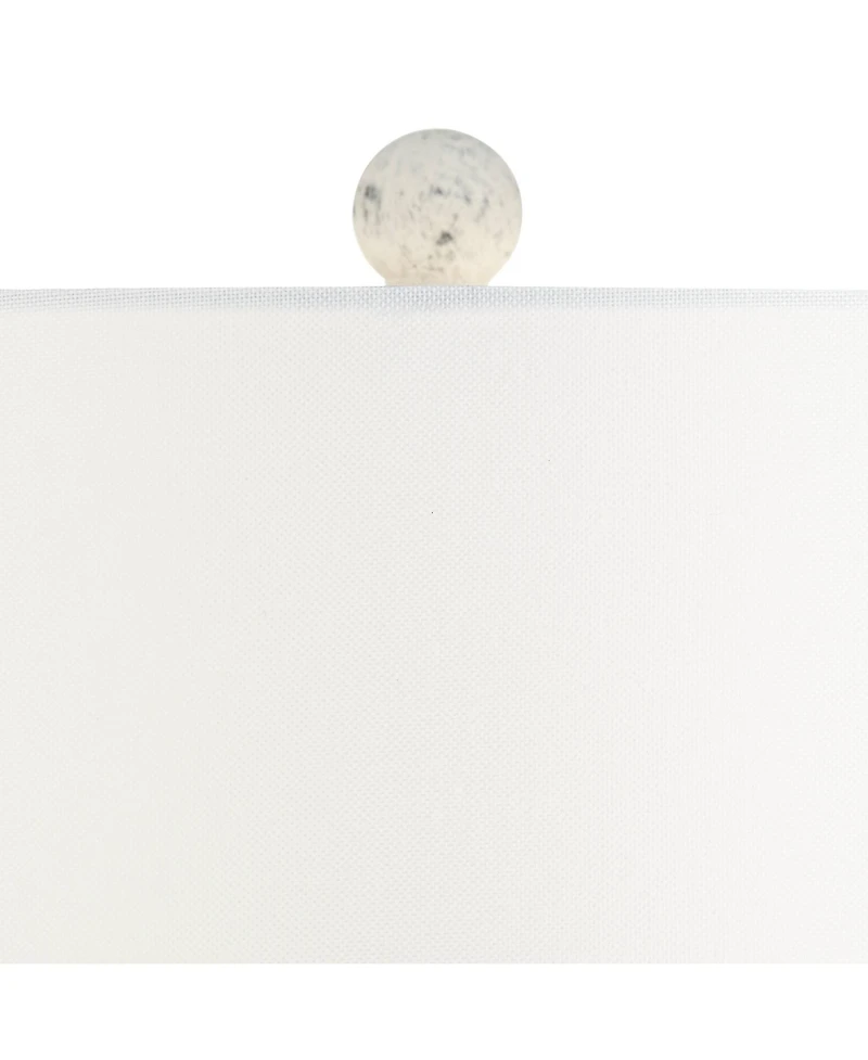 360 Lighting 23" High Small Mid Century Modern Accent Table Lamp Handcrafted Sandstone Finish Ceramic Living Room Colors May Vary