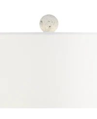 360 Lighting 23" High Small Mid Century Modern Accent Table Lamp Handcrafted Sandstone Finish Ceramic Living Room Colors May Vary