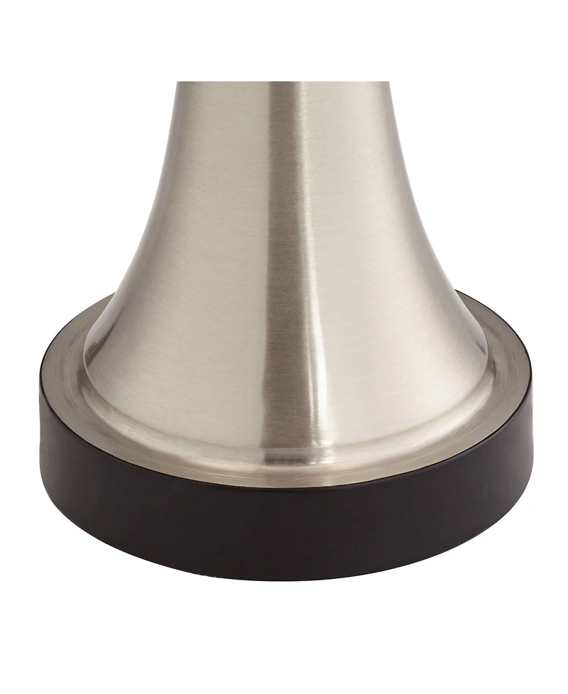 360 Lighting Seymore Modern Touch Table Lamps 26" High Set of 2 with Usb Charging Port Led for Bedroom Living Room House Desk