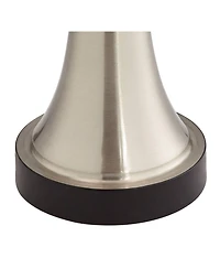 360 Lighting Seymore Modern Touch Table Lamps 26" High Set of 2 with Usb Charging Port Led for Bedroom Living Room House Desk