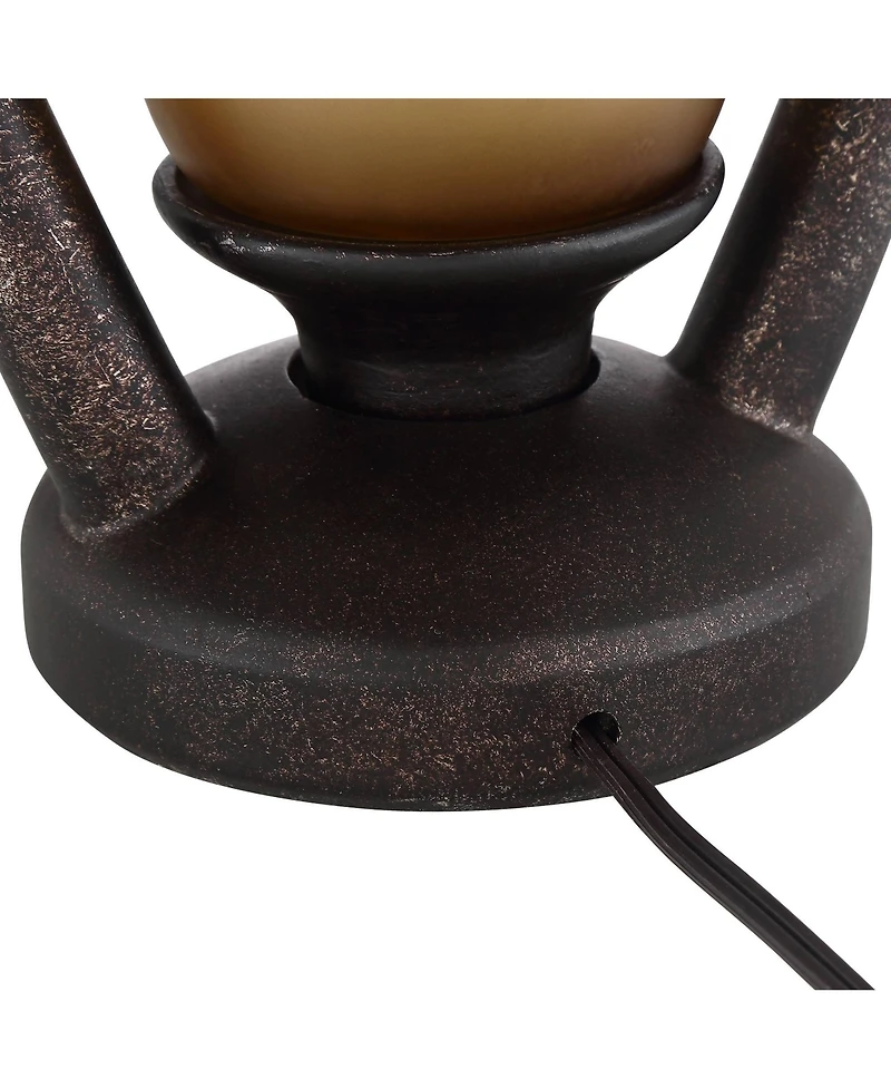 Franklin Iron Works Horace 25.25" Tall Rustic Table Lamps