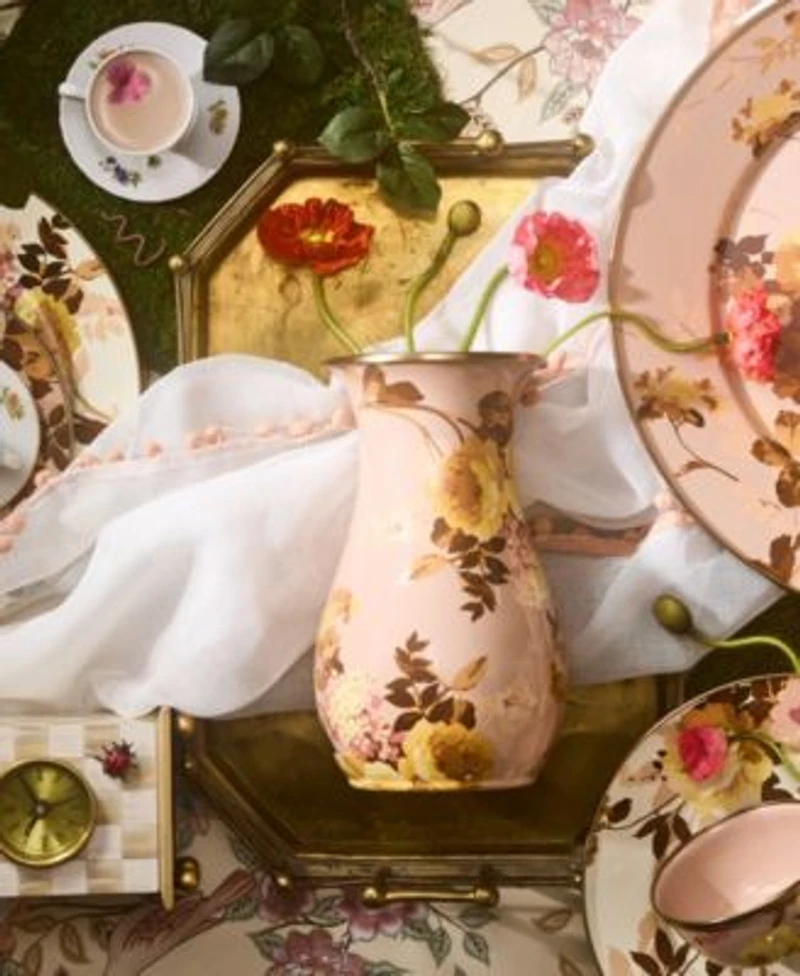 Mackenzie Childs Wild Rose Mauve Collection