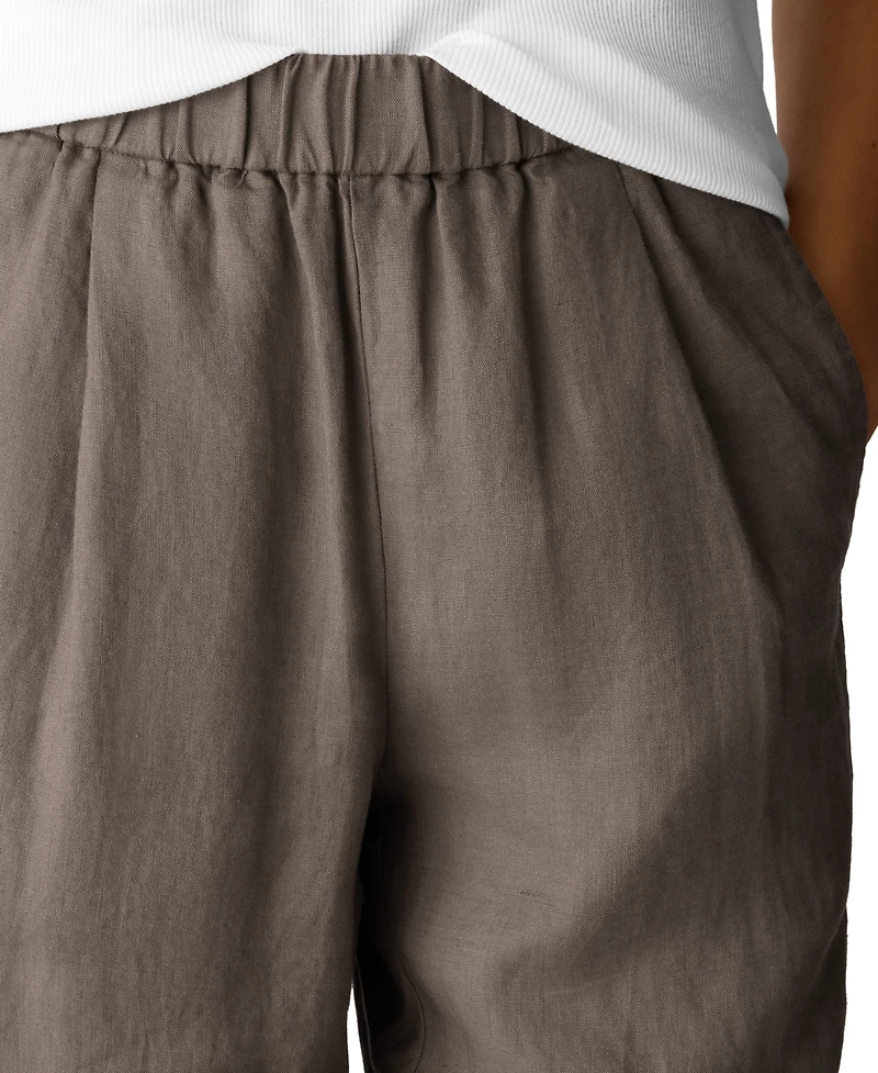 Eileen Fisher Women's Ankle Pleated Lantern Pants