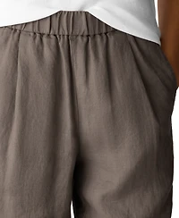 Eileen Fisher Women's Ankle Pleated Lantern Pants