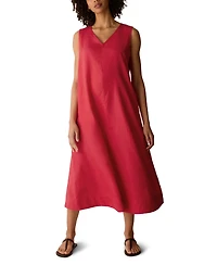 Eileen Fisher Women's Sleeveless V-Neck Dress