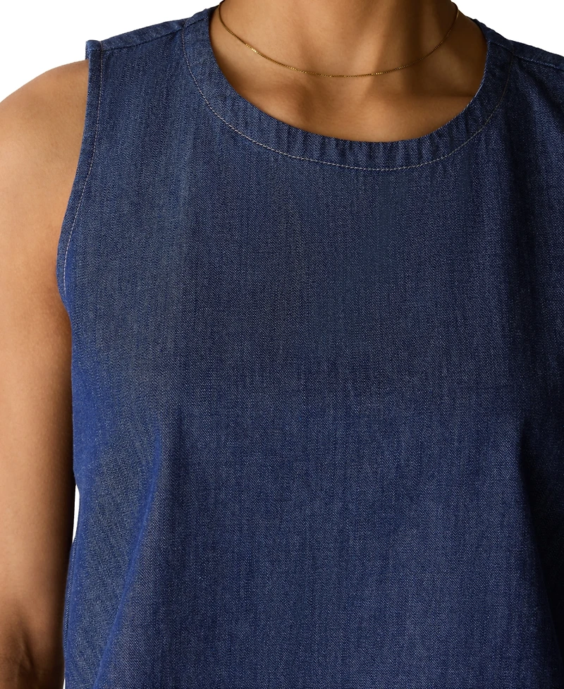 Eileen Fisher Women's Sleeveless Round Neck Top