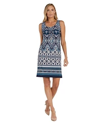 R & M Richards Petite Daytime Printed Jacket Dress
