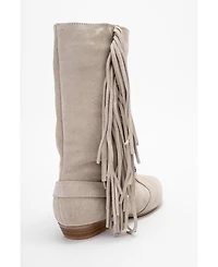 Forever & Always Shoes Women's Selora Leather Buckle Western Boot